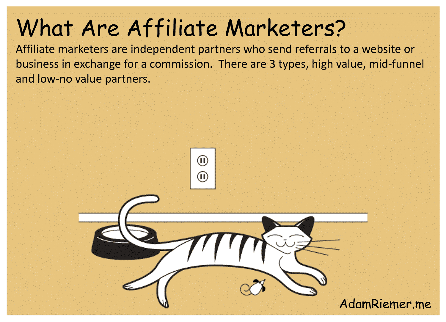 what are affiliate marketers