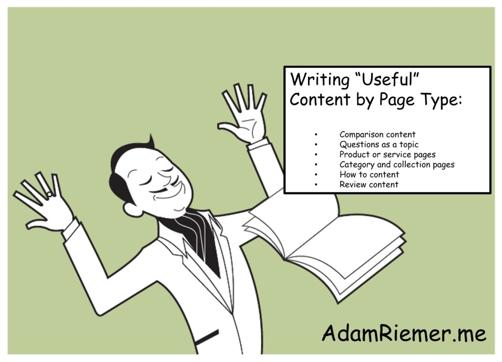 how to write useful and helpful content