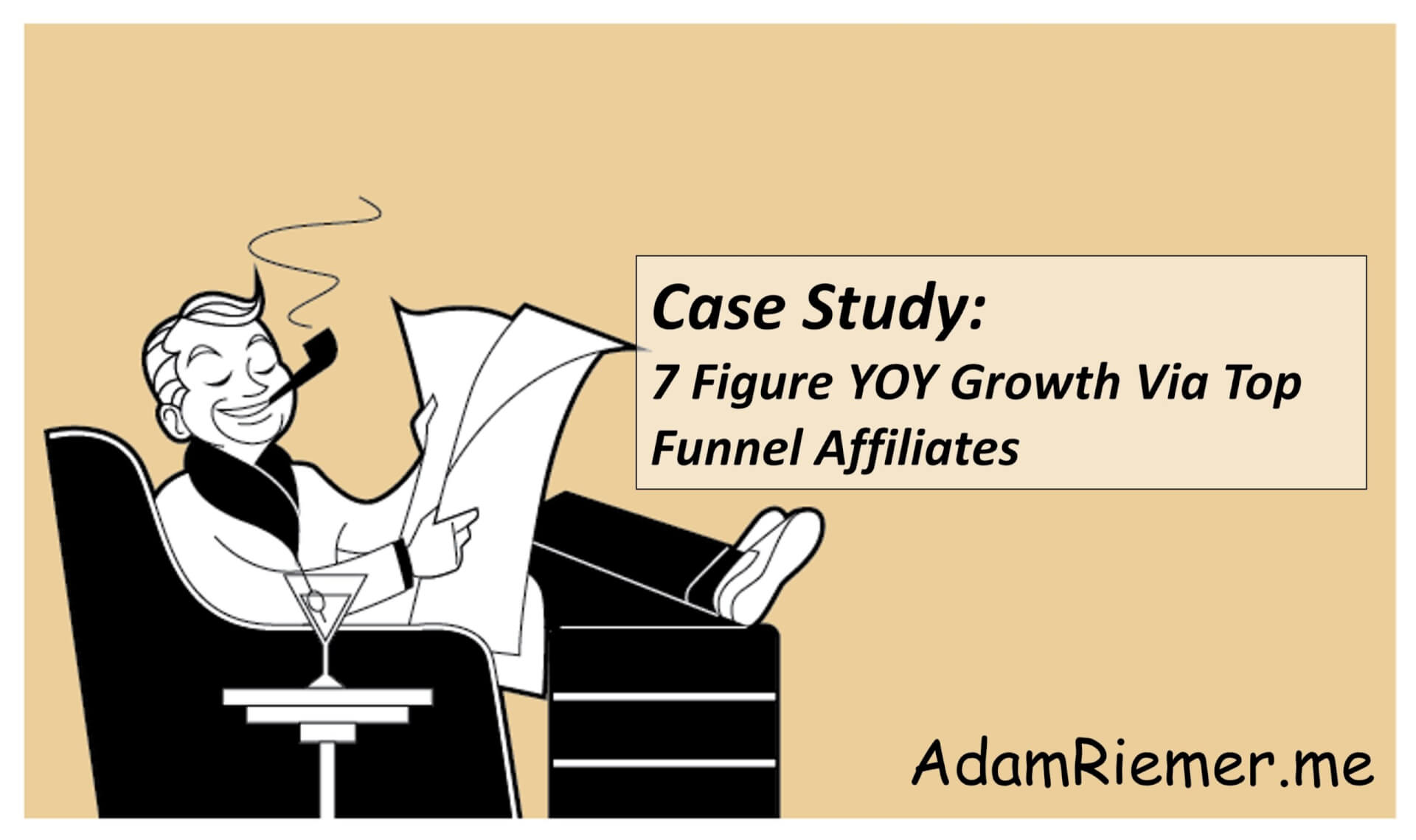 affiliate marketing case study seven figure year over year growth